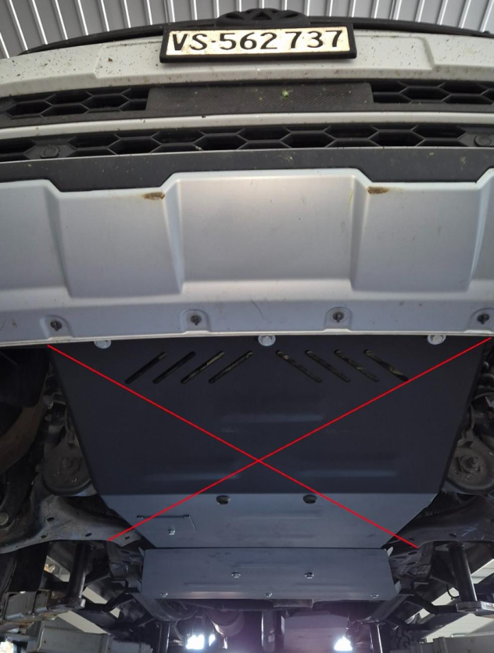 Gearbox and differential skid plate Volkswagen Amarok - V6 Automat - 7