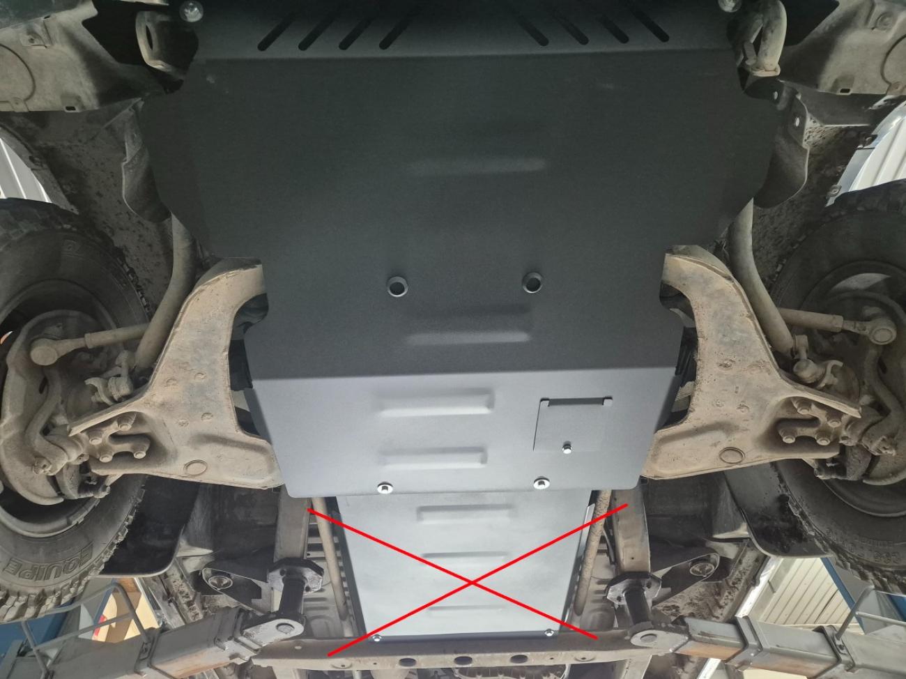 Engine skid plate Hyundai Terracan - 7