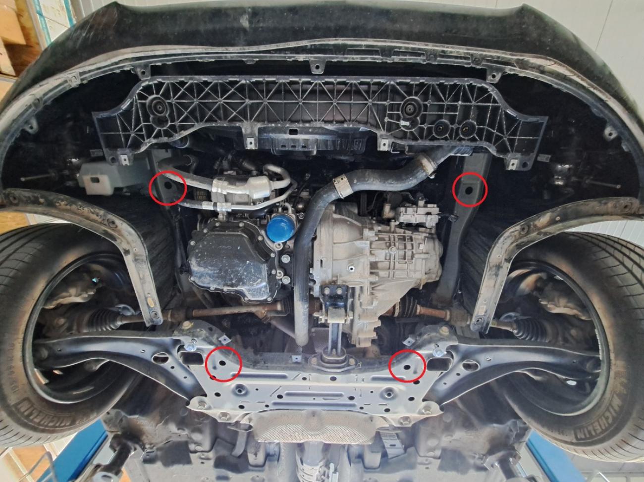 Engine skid plate Hyundai i20 Hybrid - 3