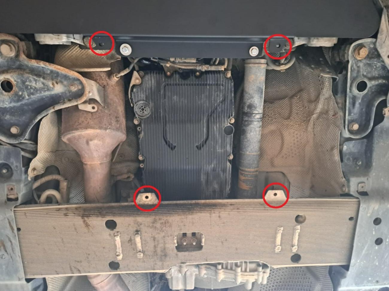 Gearbox skid plate for Mercedes GLE X166 - 3