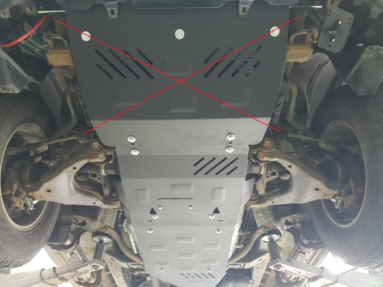 Gearbox skid plate for Lexus GX - 6