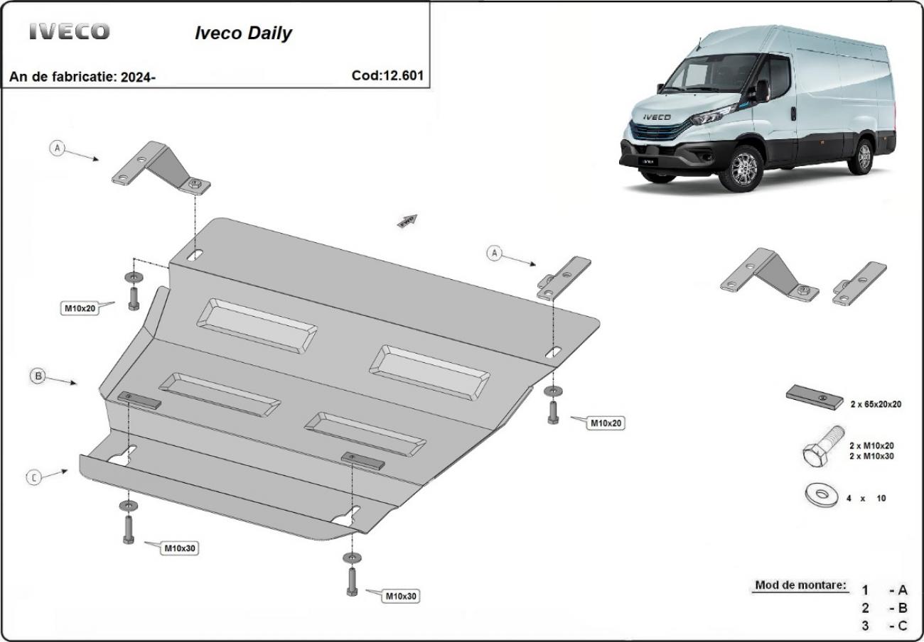 Engine skid plate Iveco Daily 7 - 2