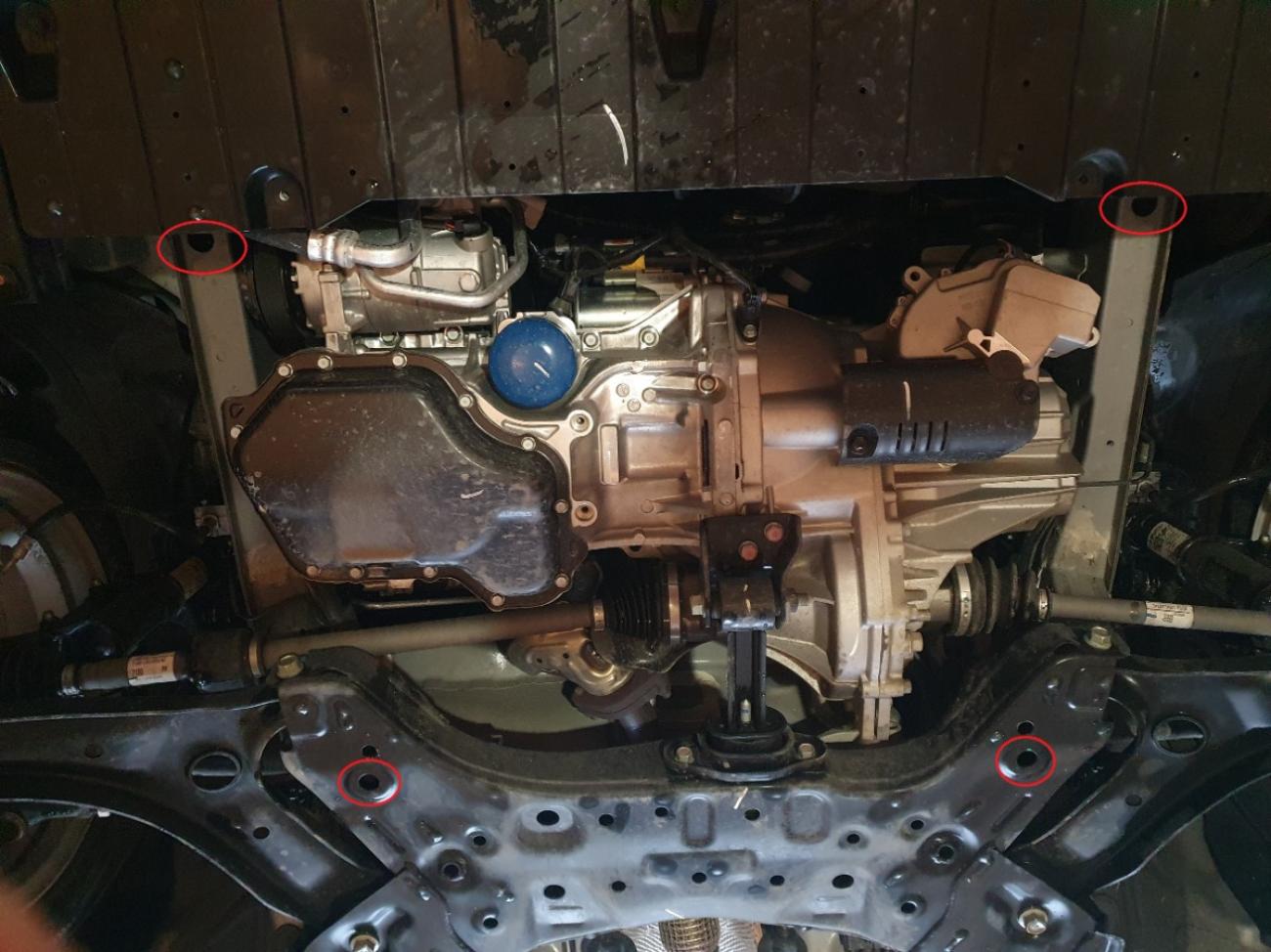 Engine skid plate Hyundai Solaris - 3