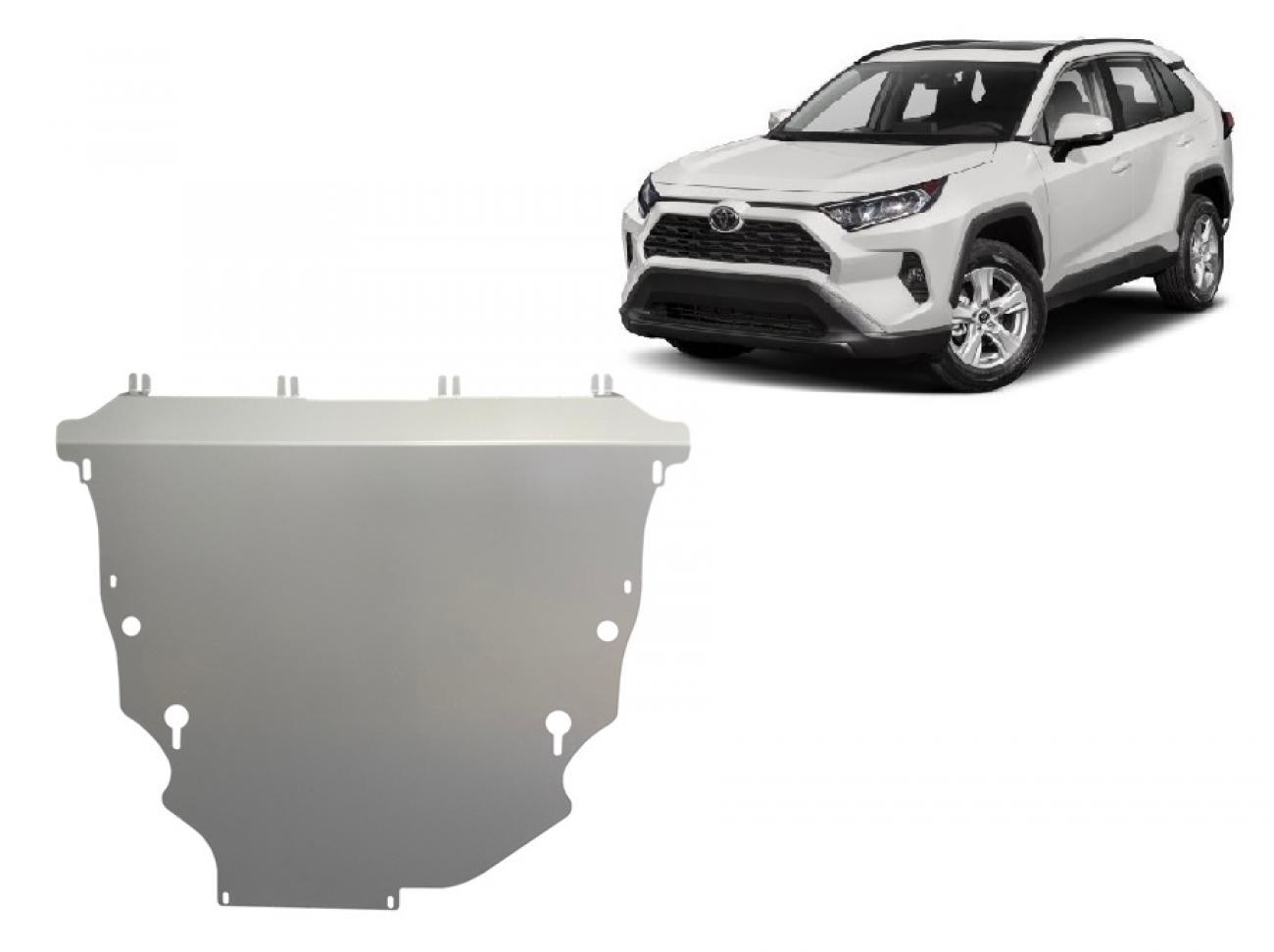 Aluminum engine skid plate Toyota RAV4