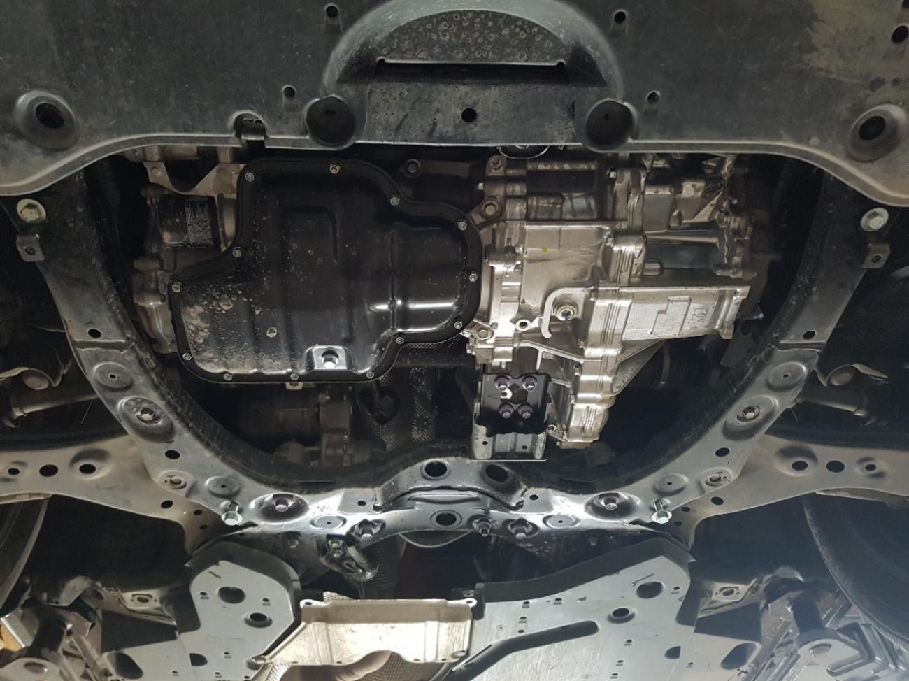 Aluminum engine skid plate Lexus NXAZ20 - 4