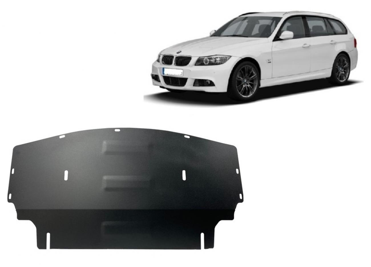 Front bumper and cooler skid plate BMW seria 3 - E90