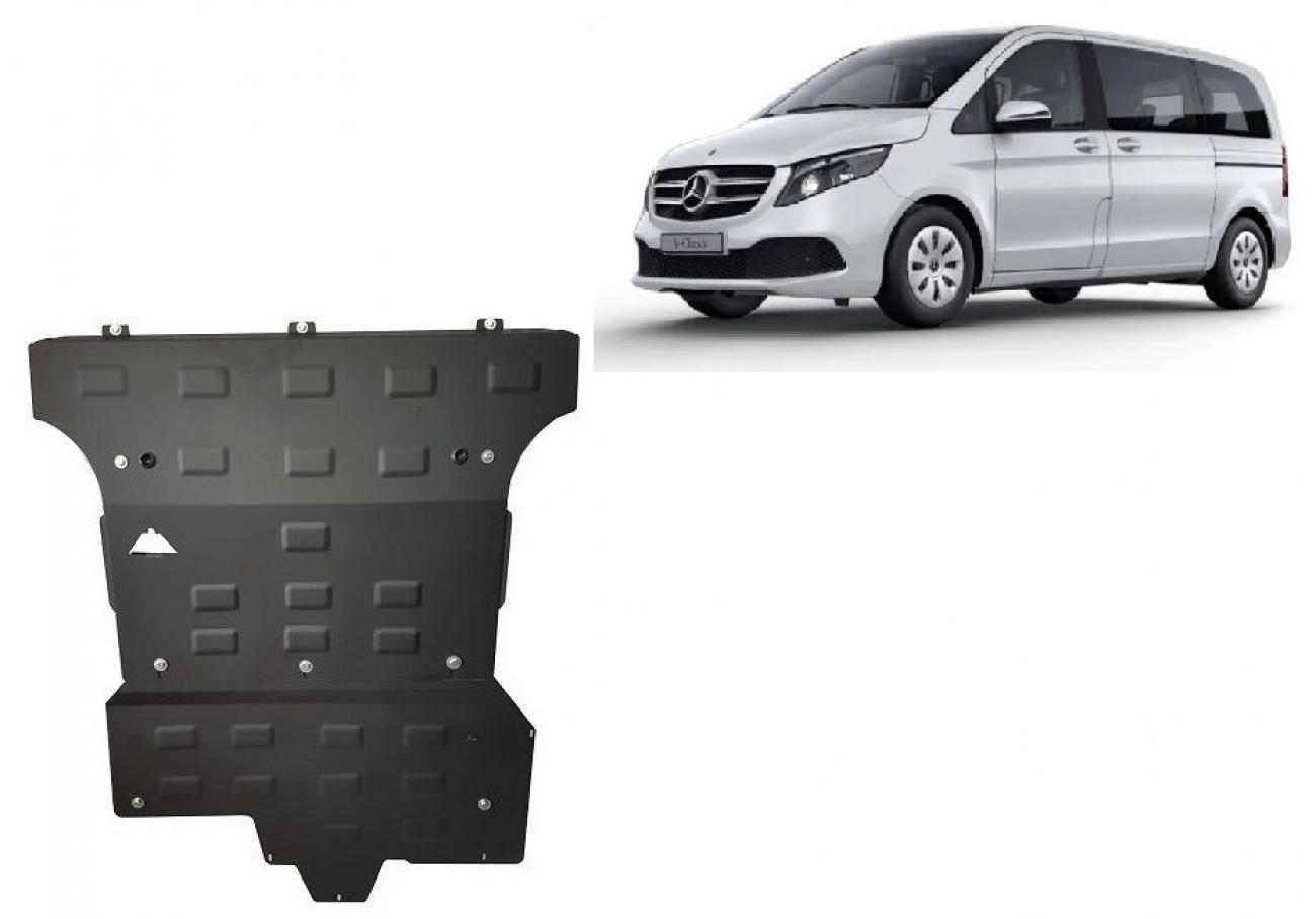 Engine skid plate Mercedes V-Class W447 - 2.2 D, 4x4