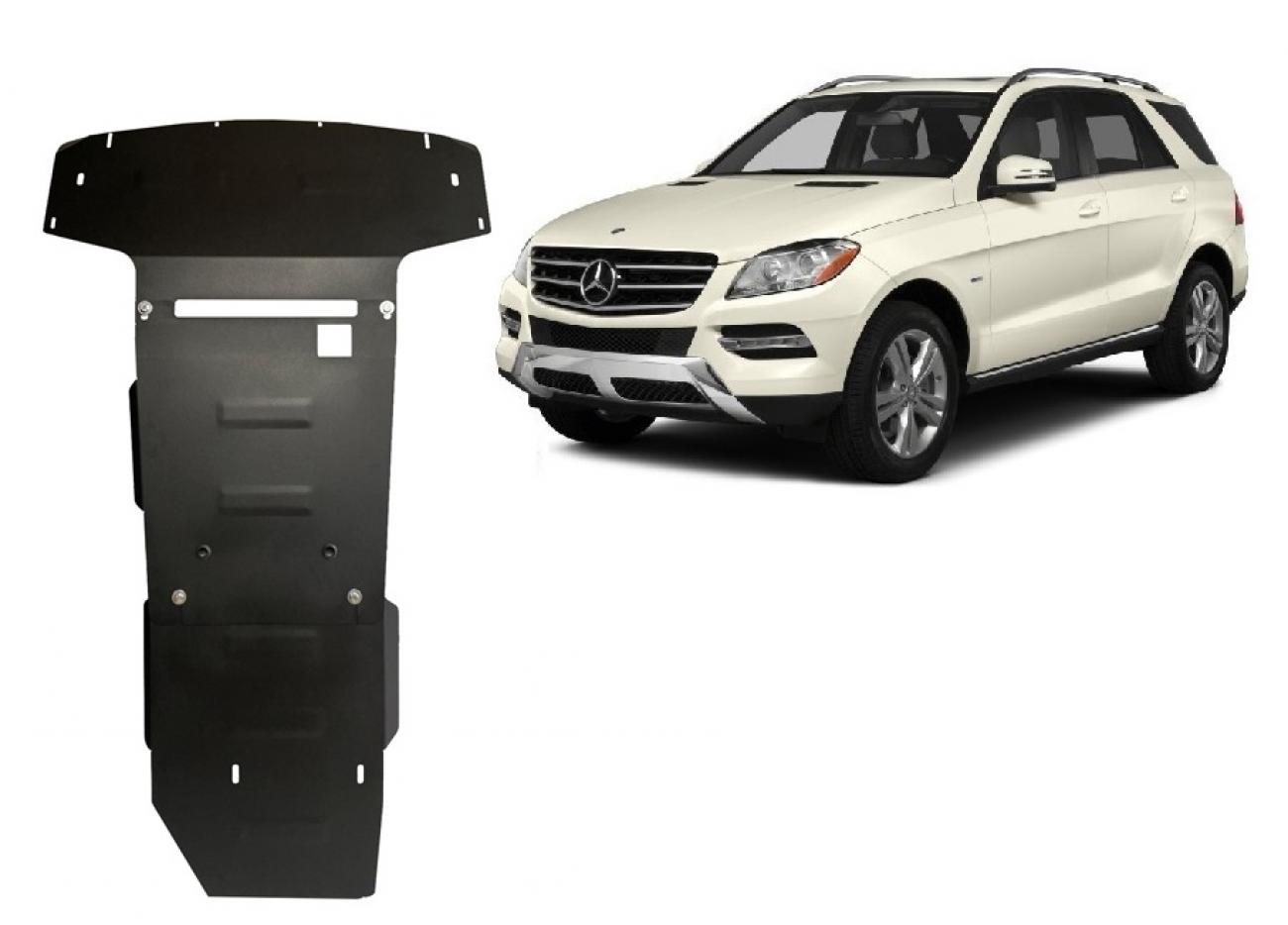 Engine skid plate Mercedes ML W164
