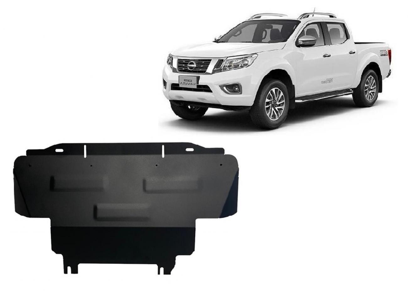 Cooler skid plate Nissan Navara NP300 după 2015
