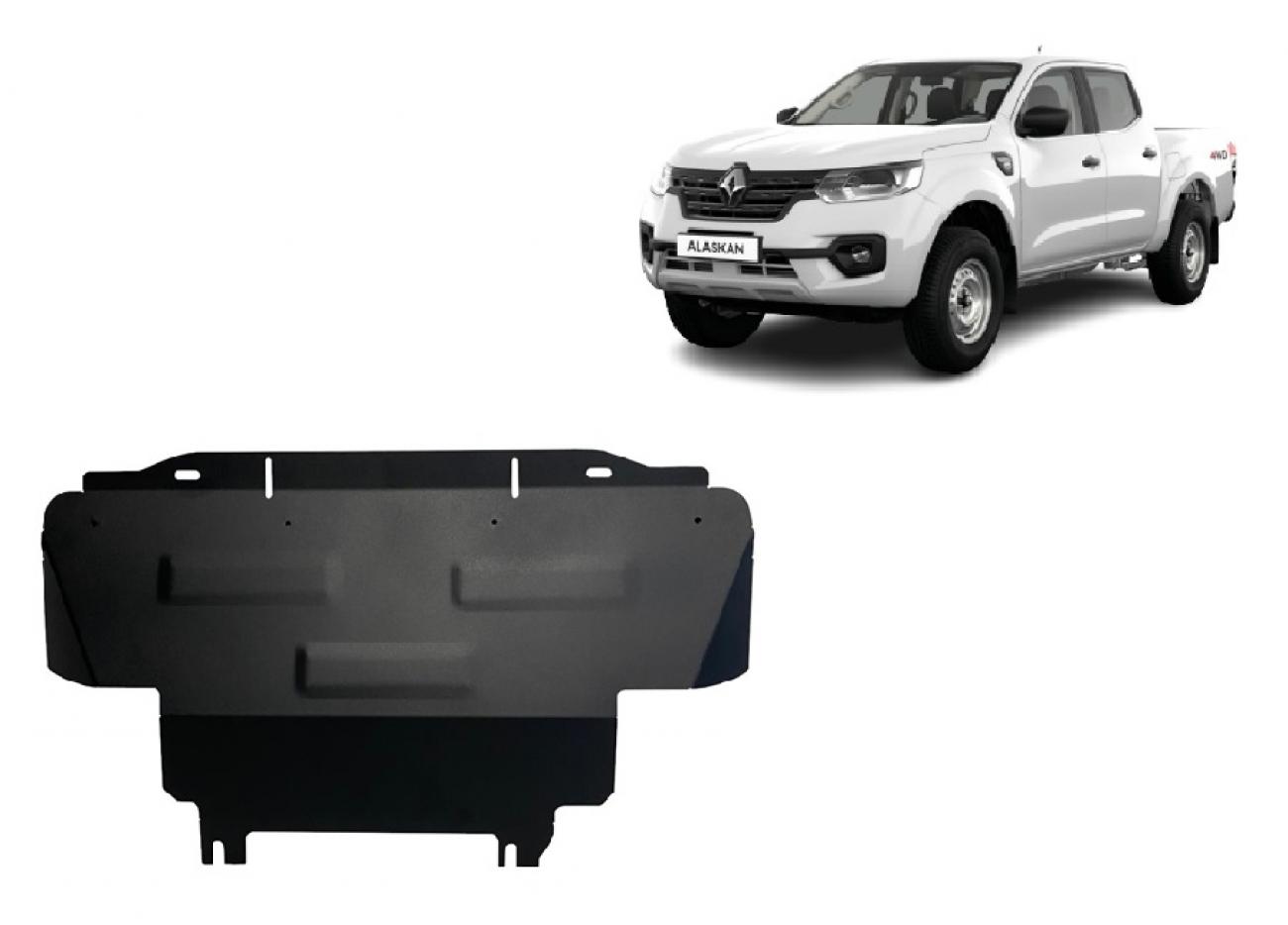 Cooler skid plate Renault Alaskan