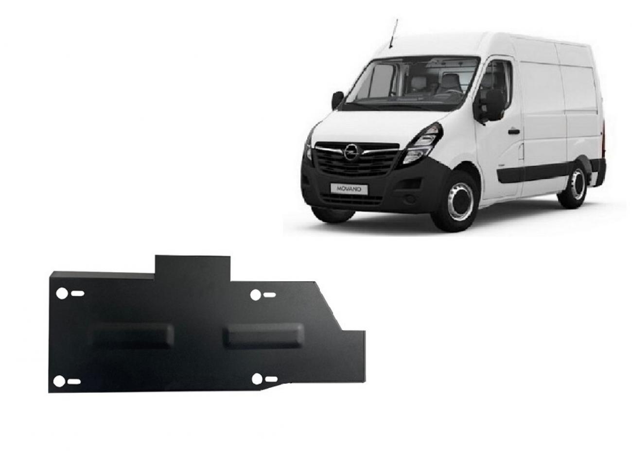 AdBlue tank skid plate Opel Movano