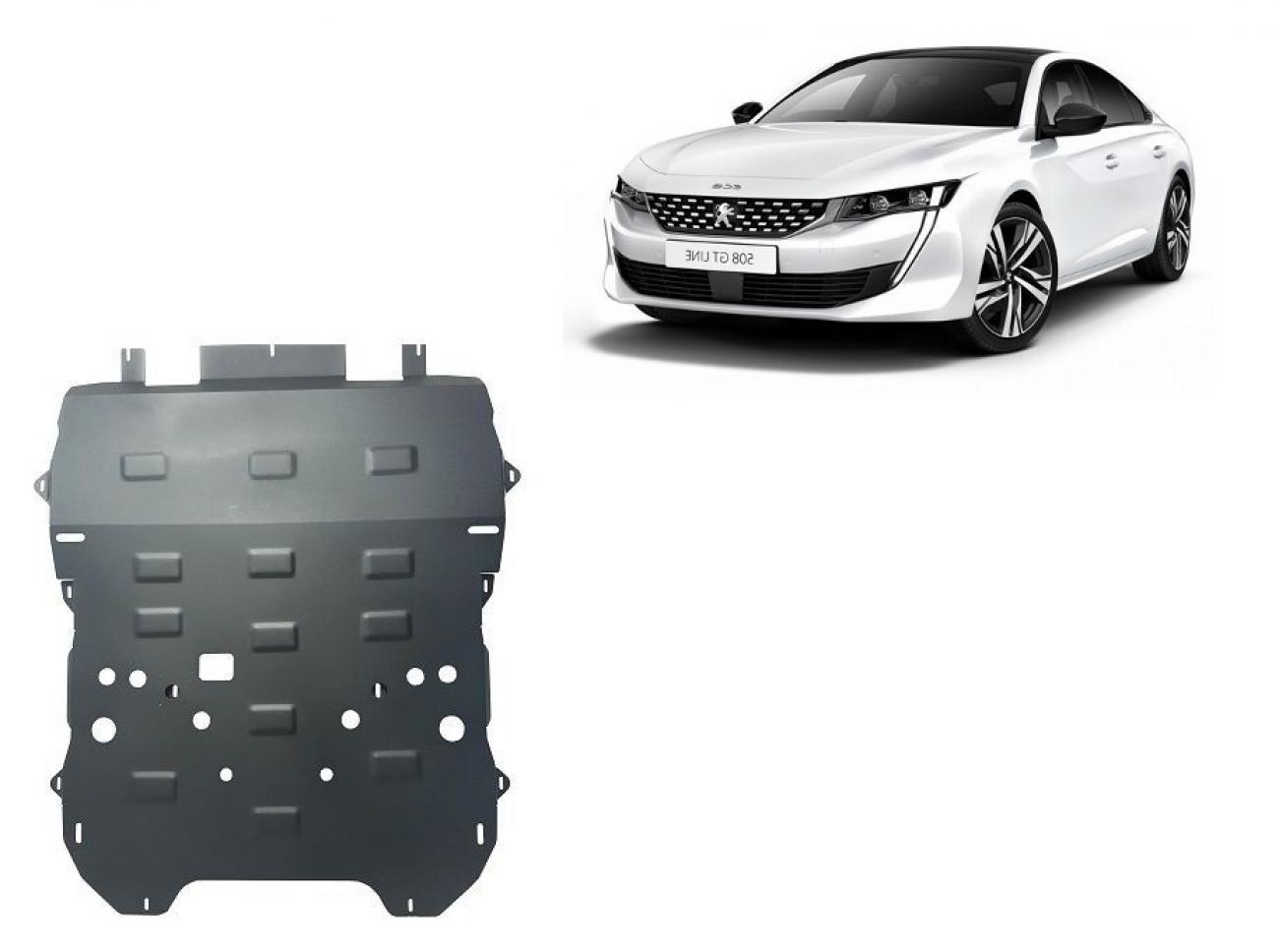 Engine skid plate Peugeot 508
