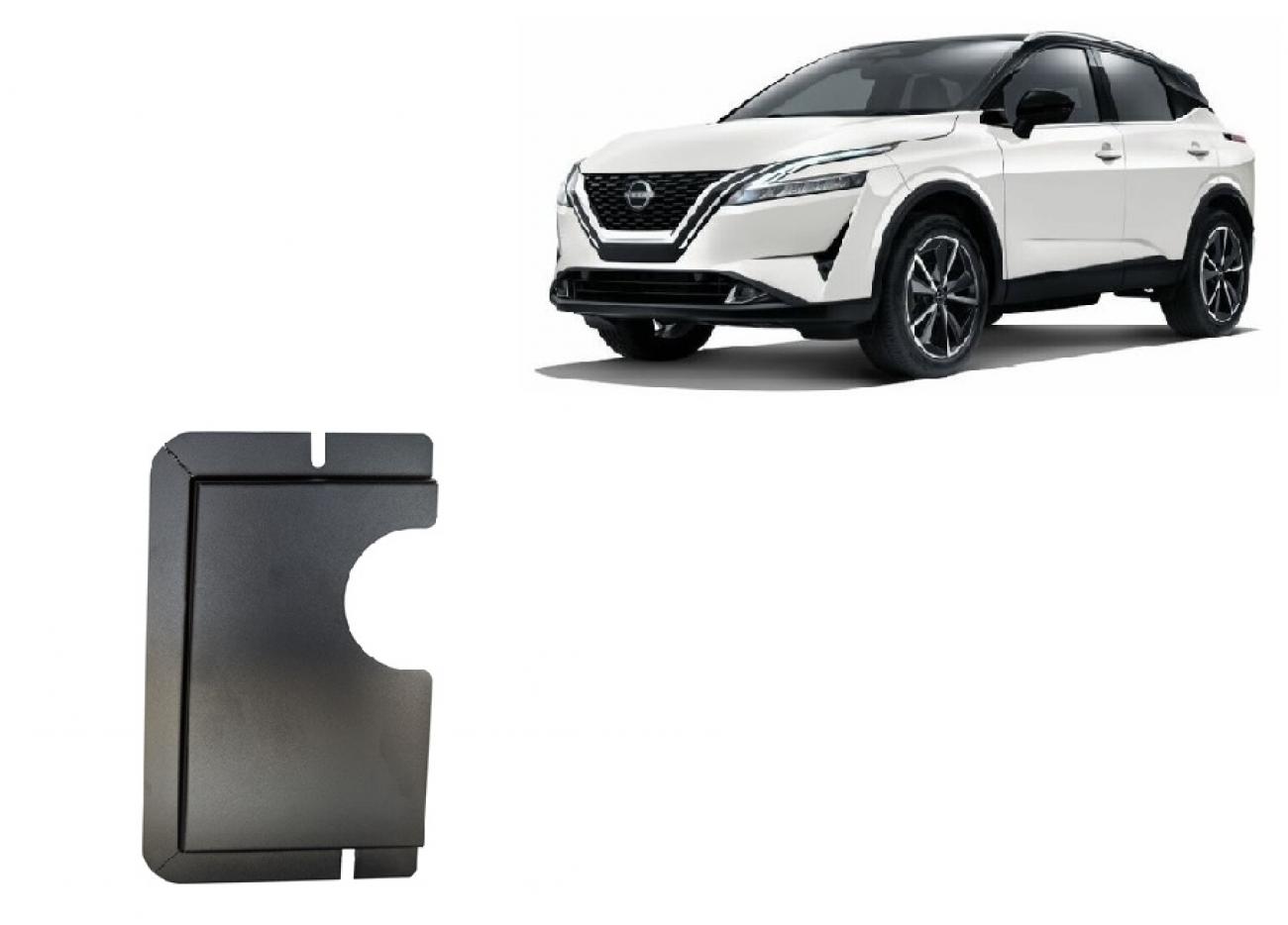 Rear differential skid plate Nissan Qashqai J12