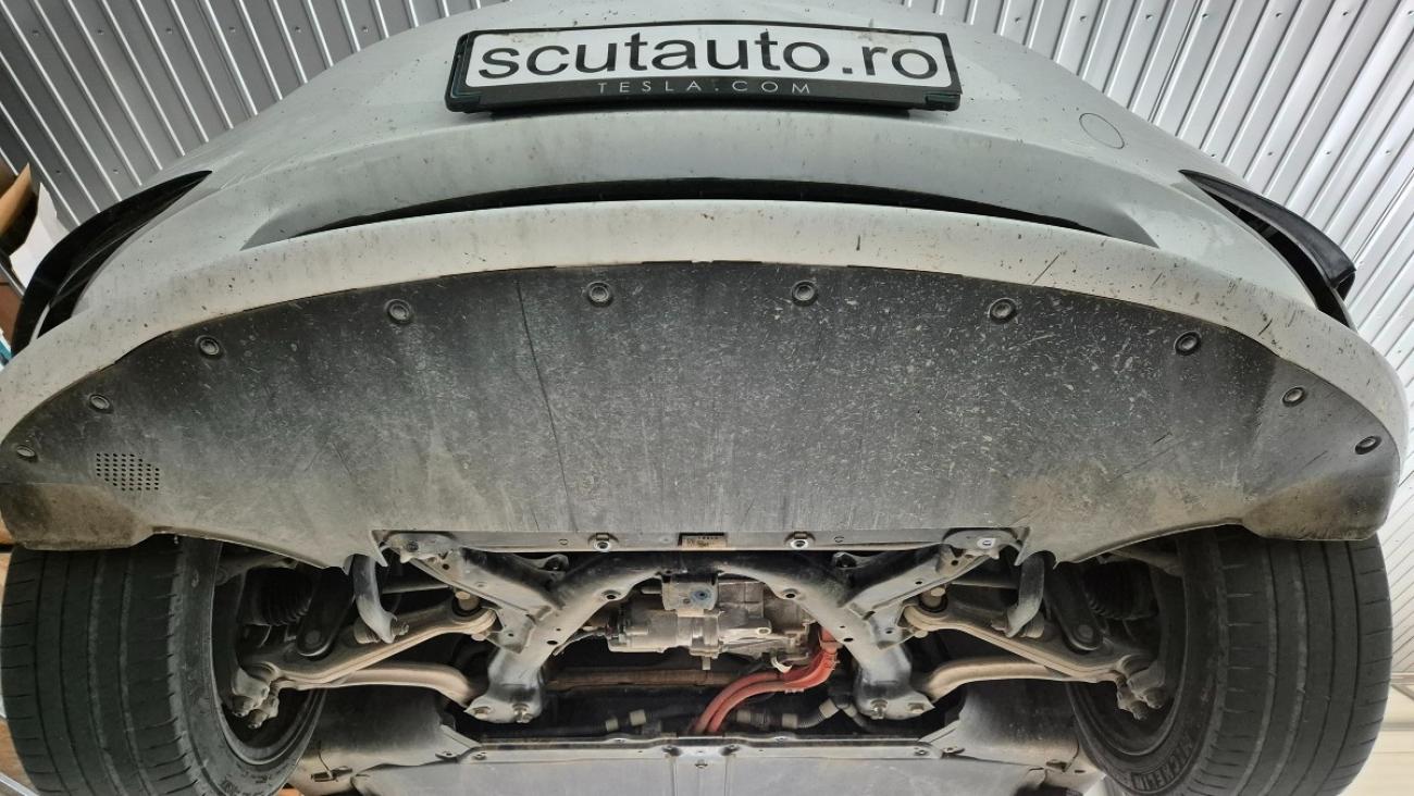 Front engine skid plate Tesla Model Y AWD - 5