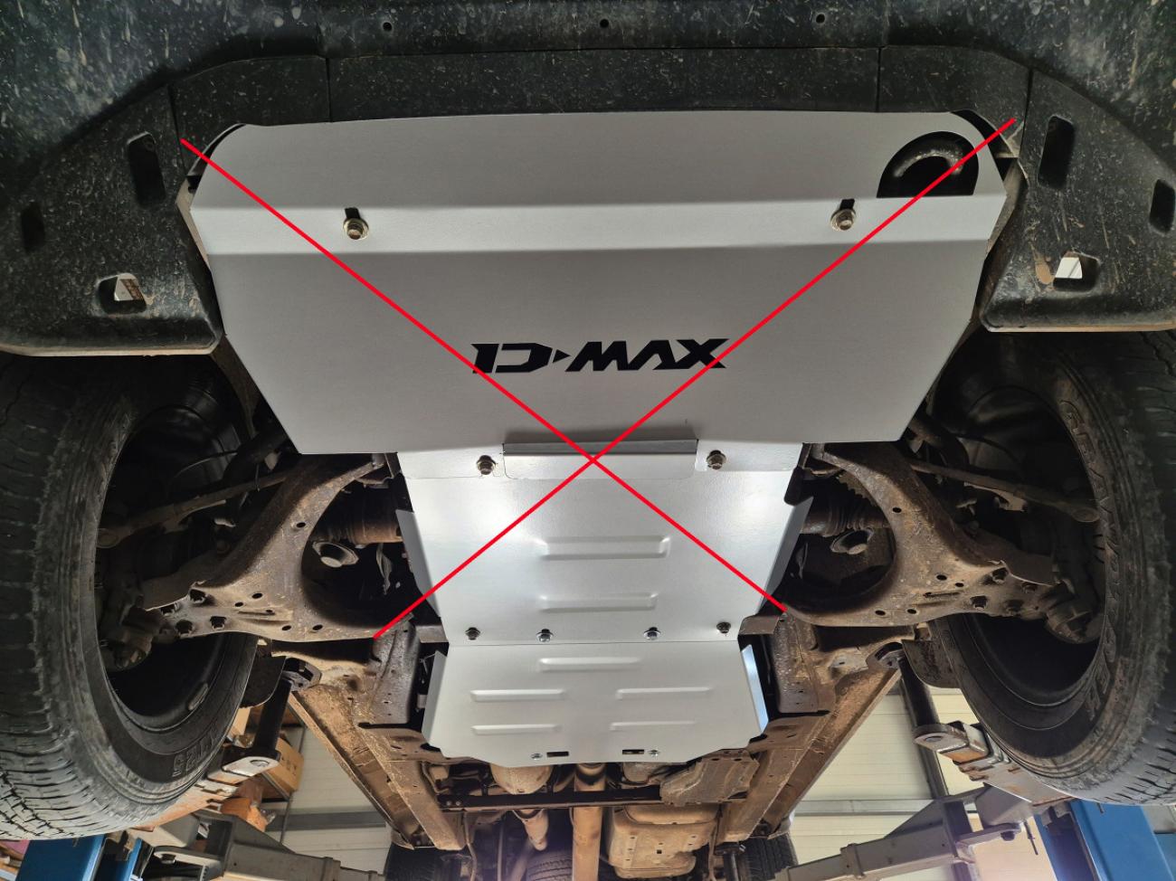 Gearbox skid plate for Isuzu D-Max - 8