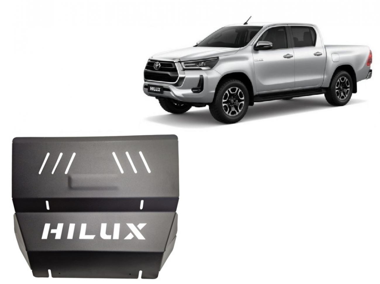 Cooler skid plate metalic Toyota Hilux Invincible