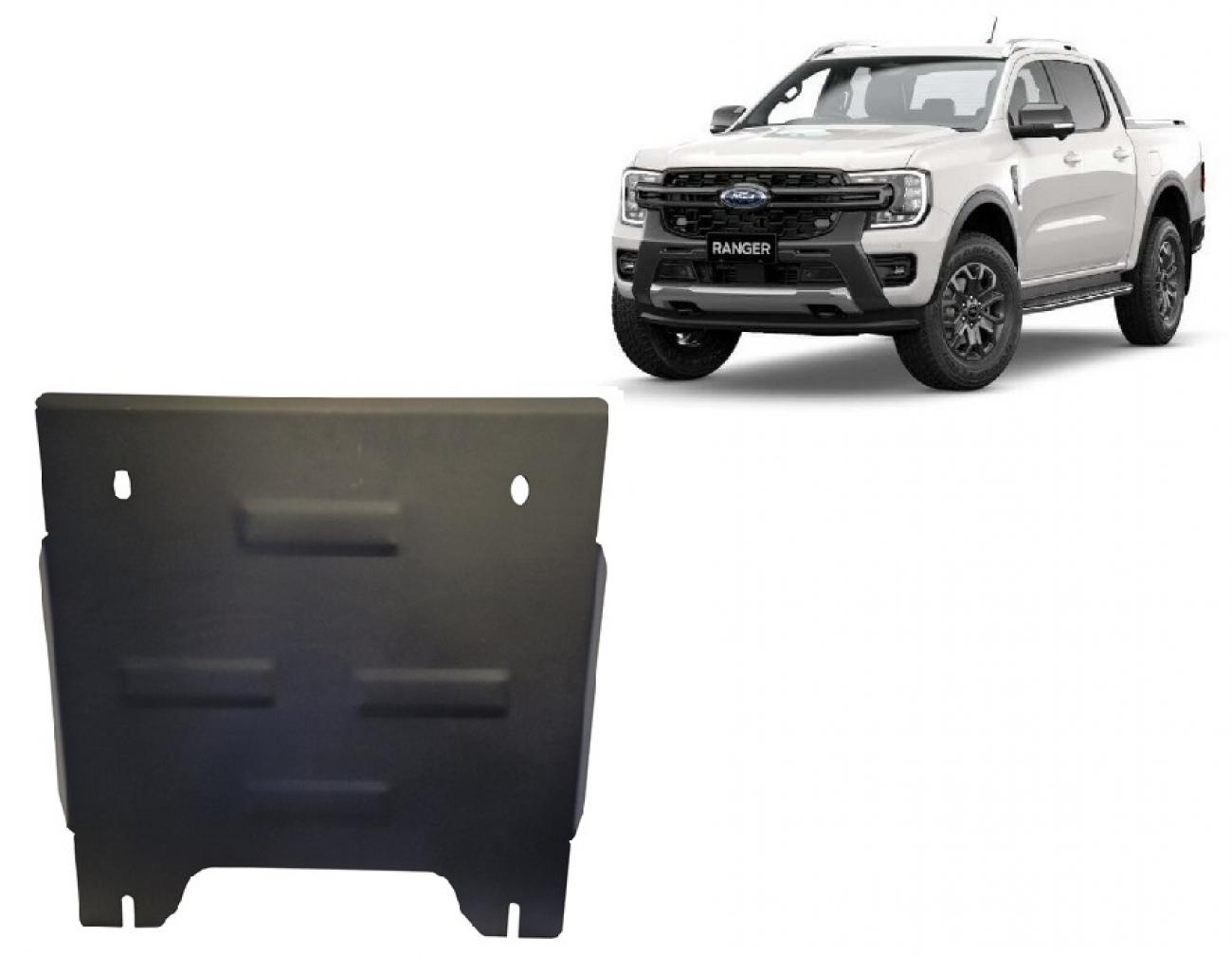 Differential skid plate Ford Ranger