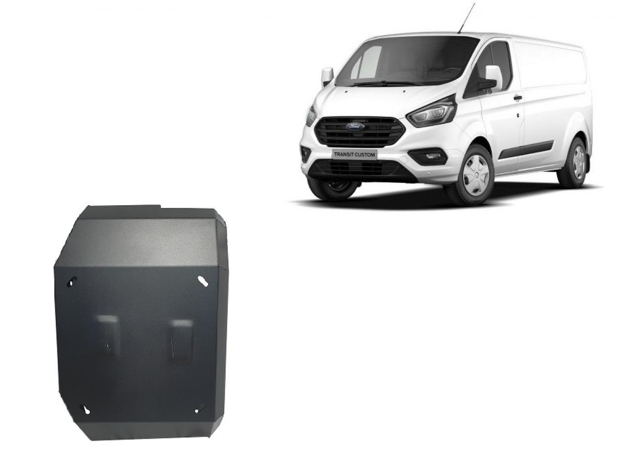 AdBlue tank skid plate Ford Transit Custom