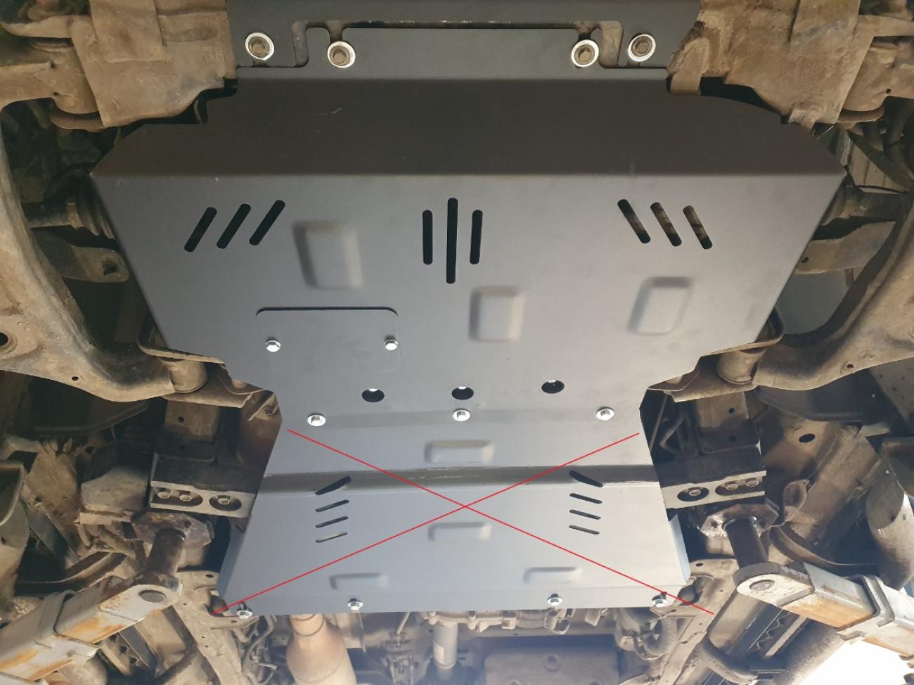 Engine skid plate Renault Alaskan - 5