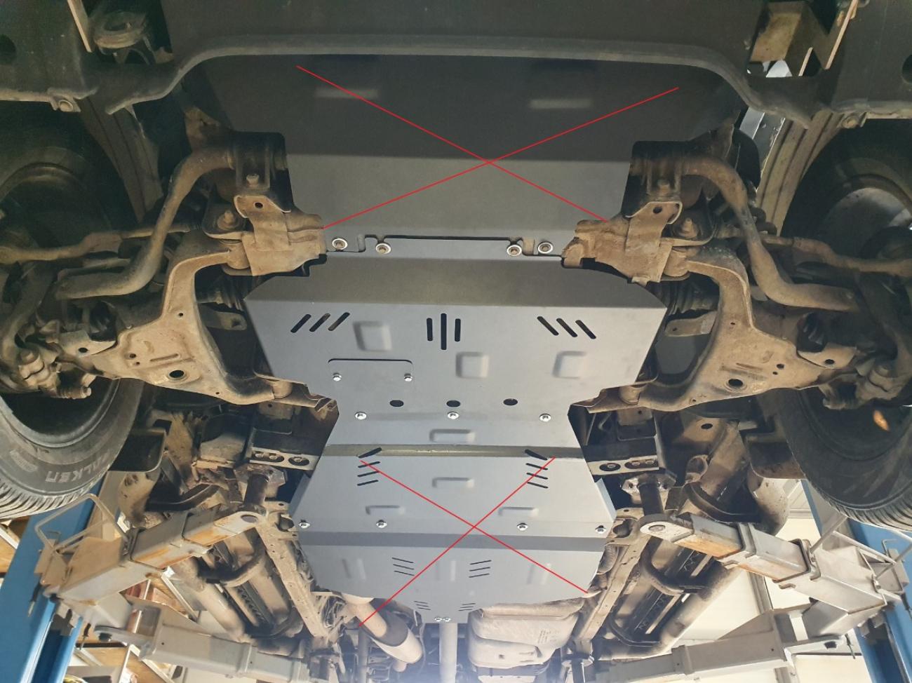 Engine skid plate Renault Alaskan - 6
