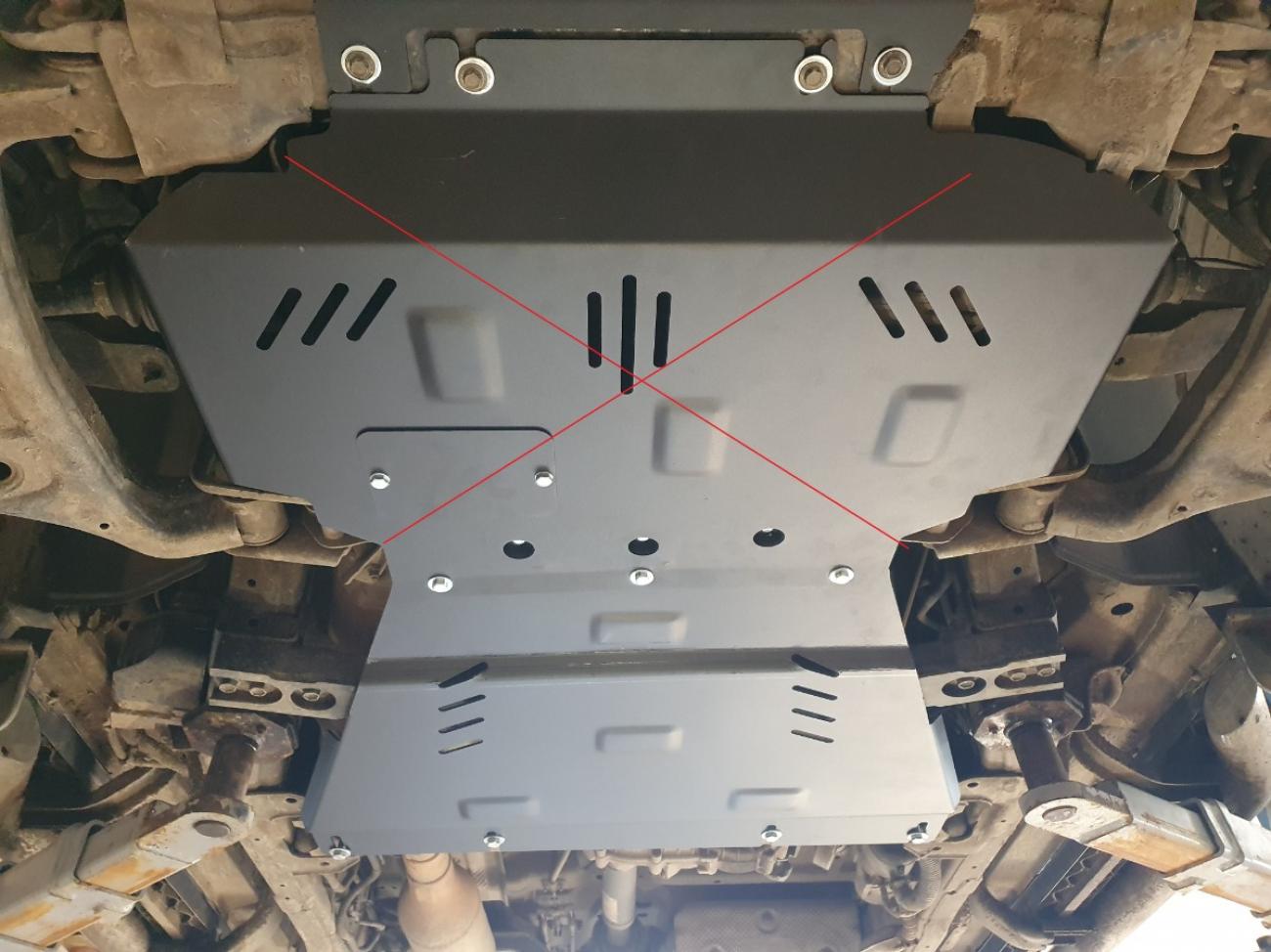 Gearbox skid plate for Nissan Navara NP300 după 2015 - 8