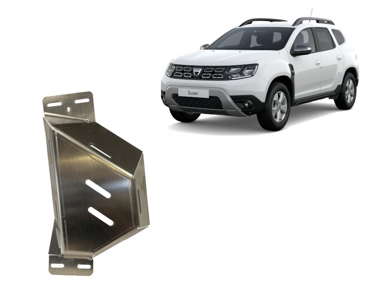 Aluminum EGR skid plate Dacia Duster