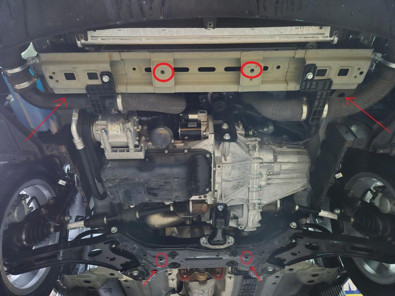 Engine skid plate Baic Beijing X3 - 3