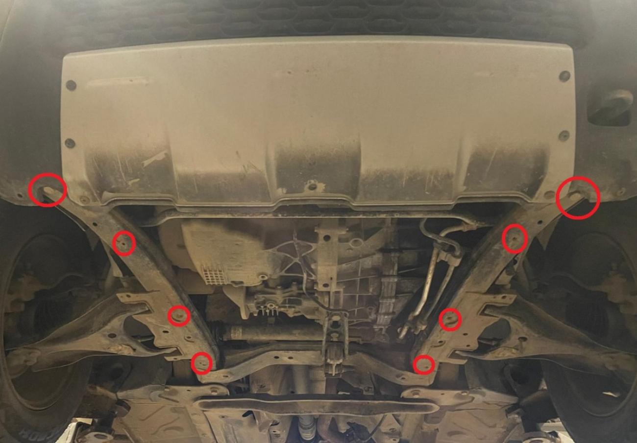 Aluminum engine skid plate Dacia Duster - 3