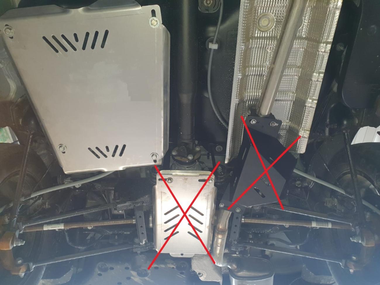 Fuel tank skid plate din aluminiu Dacia Duster - 3