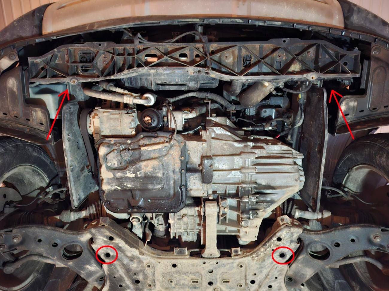 Engine skid plate Hyundai Santa Fe - 4
