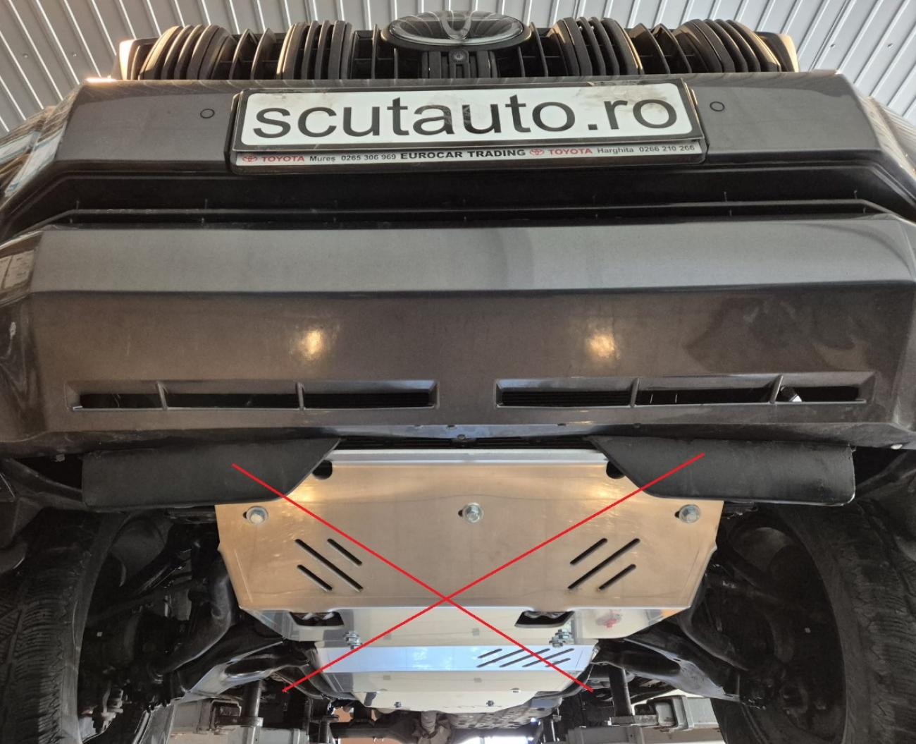 Aluminum gearbox skid plate for Lexus GX460 - 7