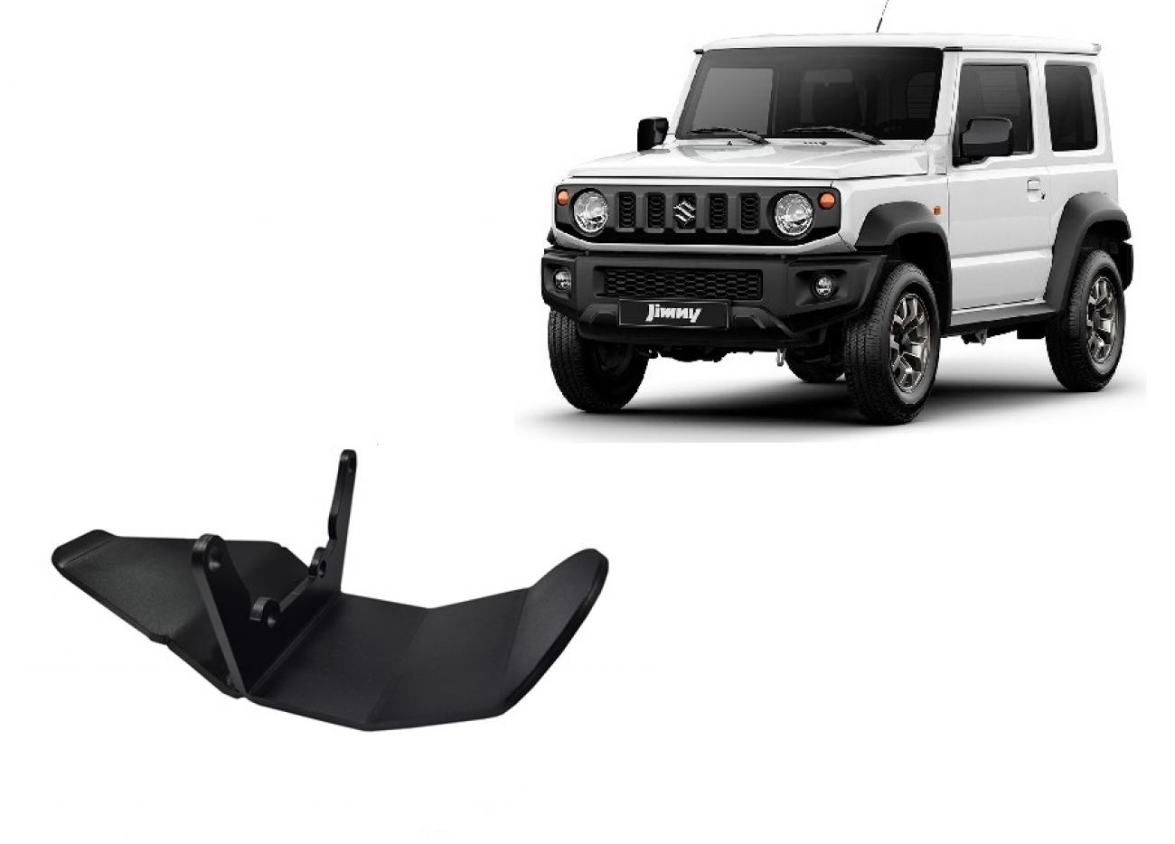 Rear differential skid plate Suzuki Jimny dupa 2018