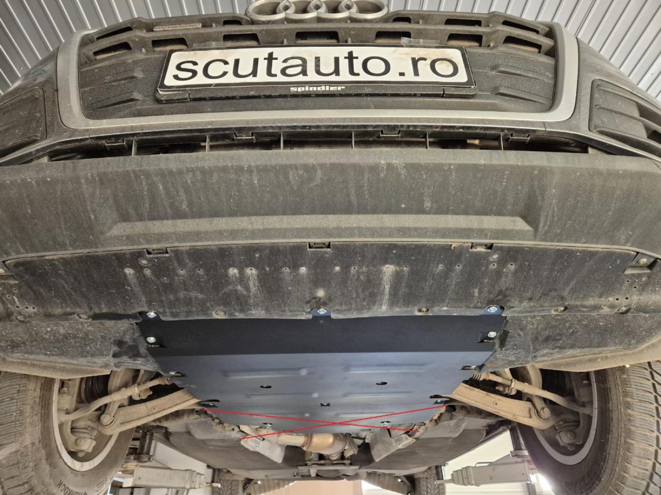 Engine skid plate metalic Audi Q5 - 10