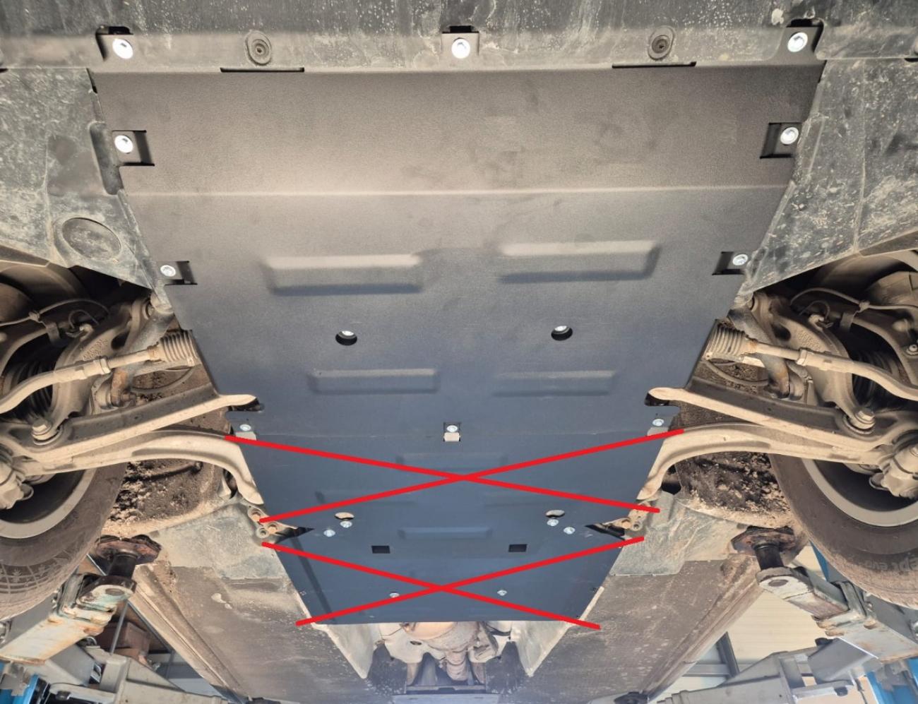 Engine skid plate metalic Audi Q5 - 7
