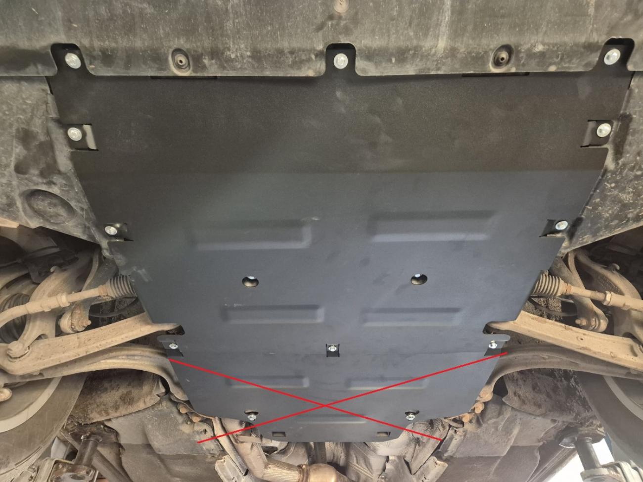 Engine skid plate metalic Audi Q5 - 6