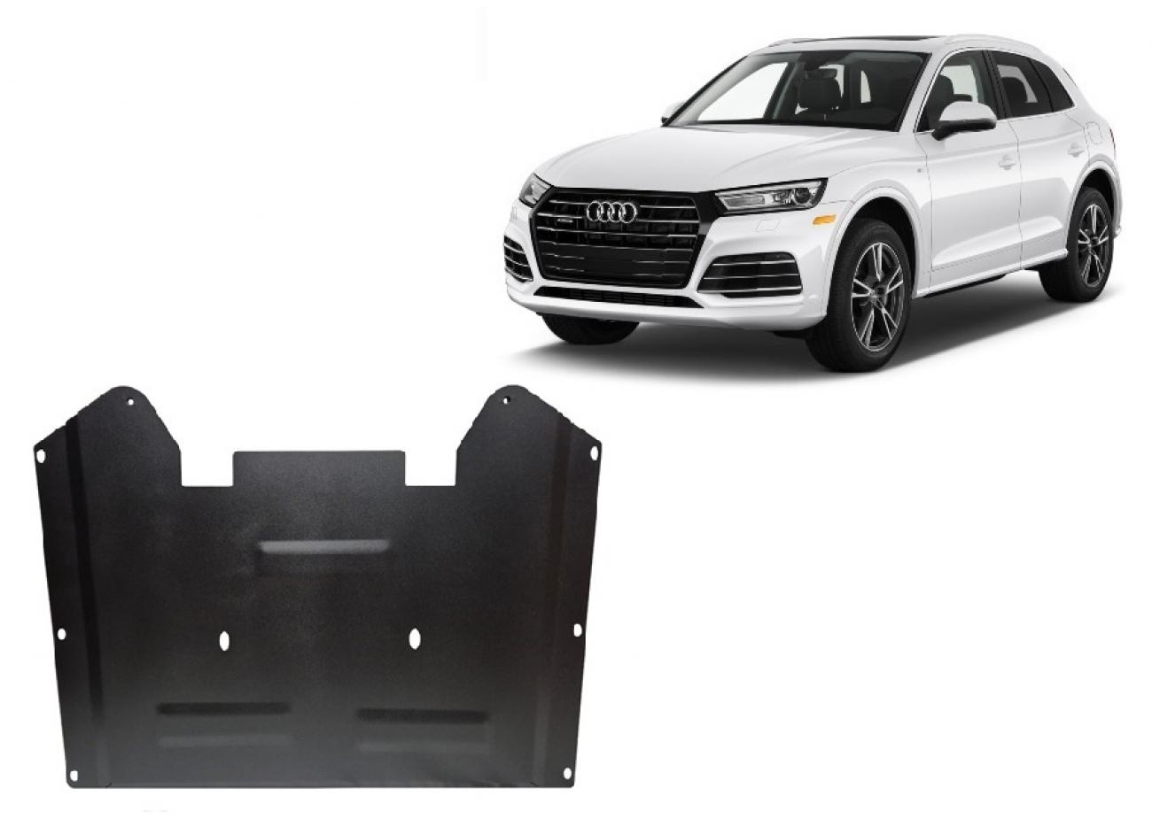 Differential skid plate metalic Audi Q5