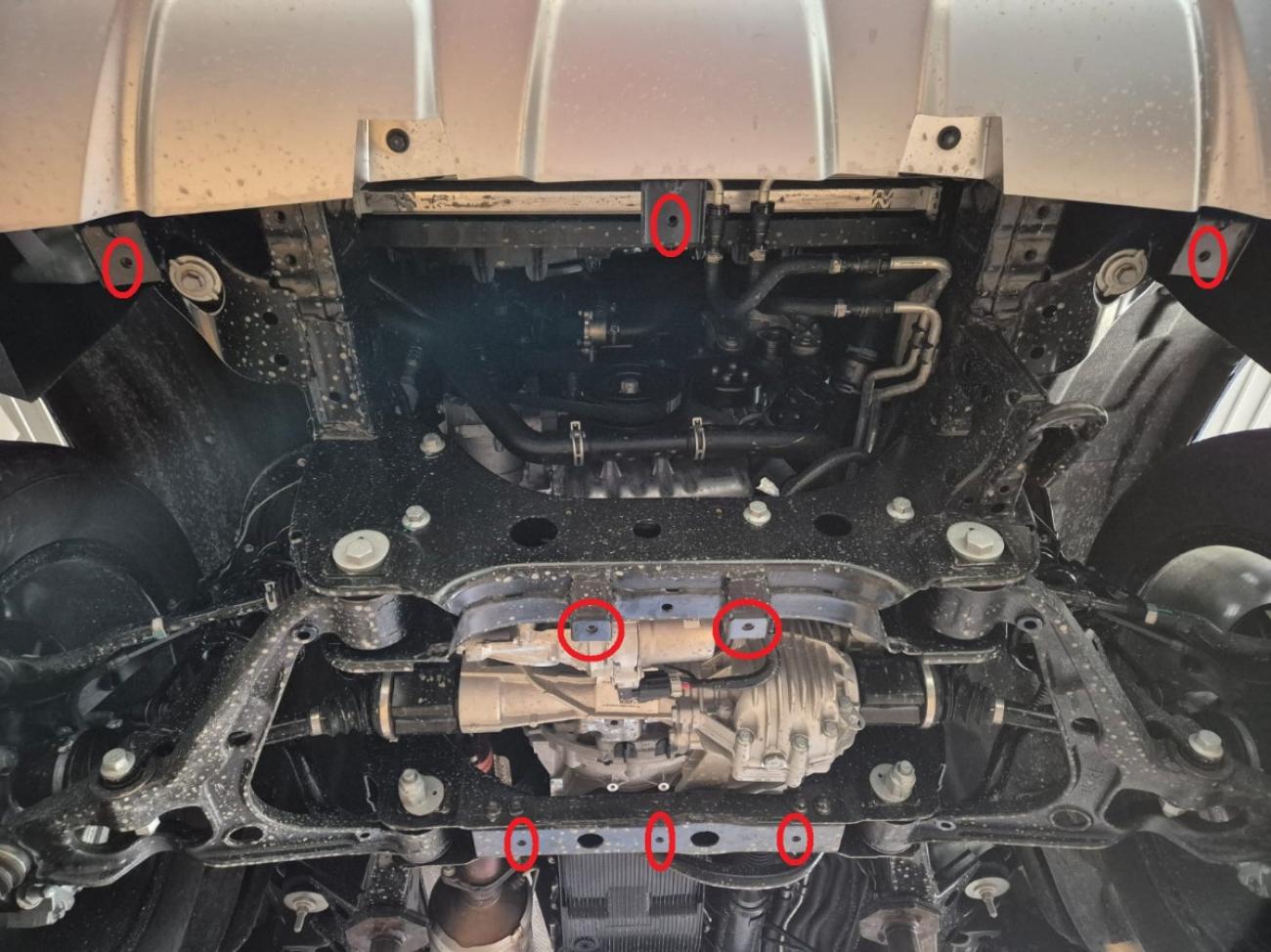 Engine skid plate metalic Baic Beijing BJ60 - 3