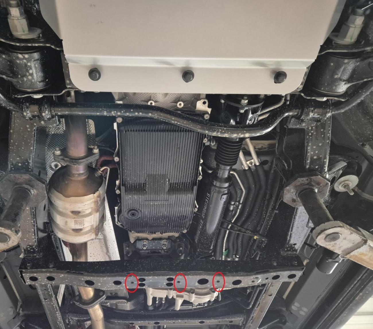 Gearbox skid plate din aluminiu Baic Beijing BJ60 - 1