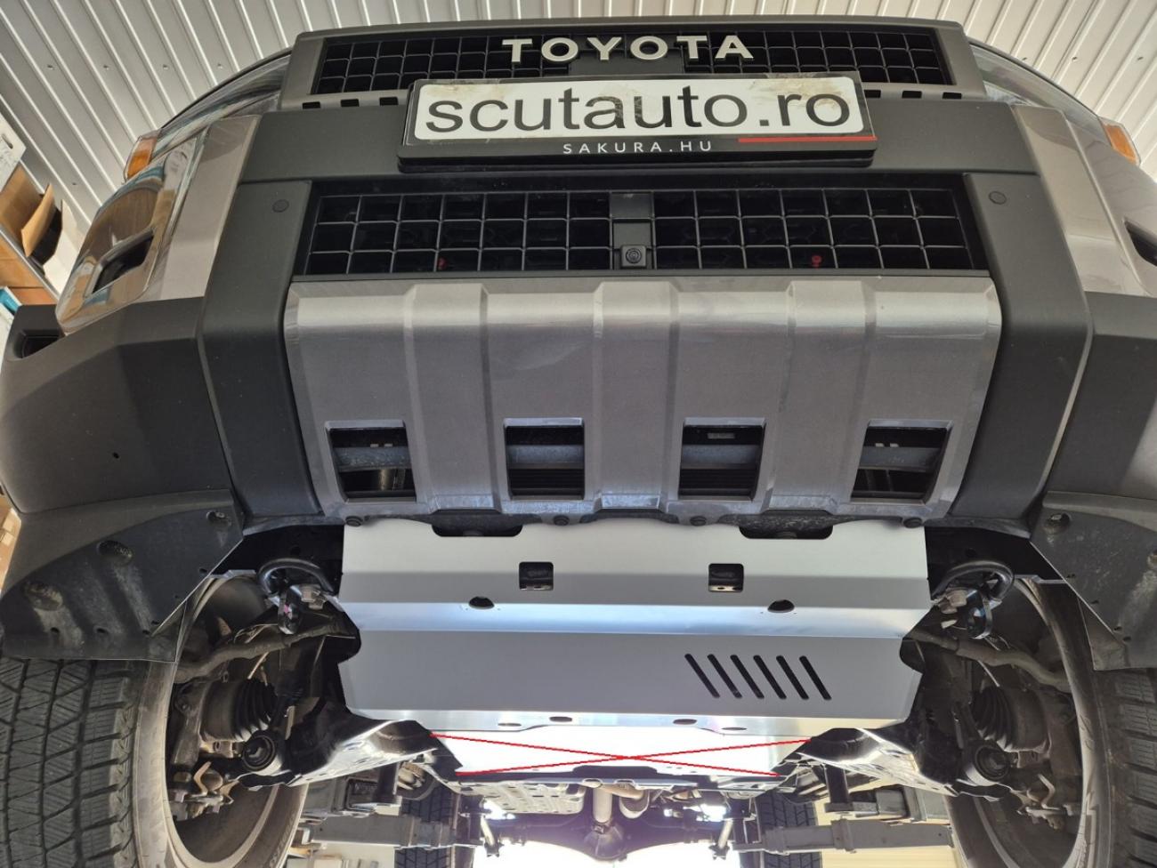 Aluminum radiator skid plate Toyota Land Cruiser 250 - 8