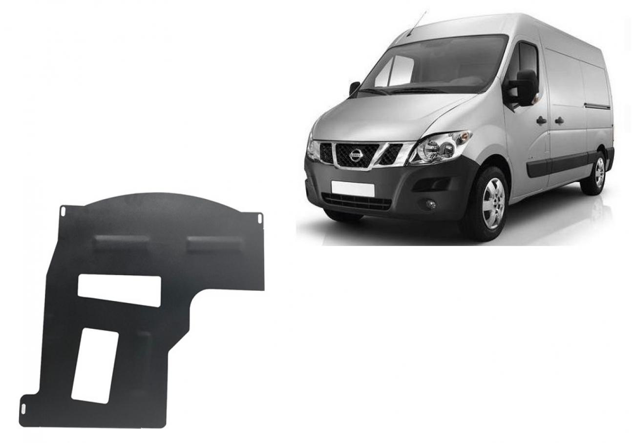 Catalyst skid plate Nissan NV400
