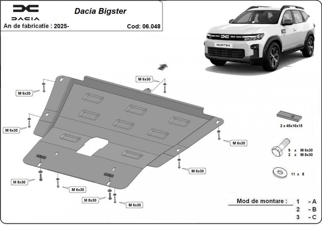 Engine skid plate Dacia Bigster - 2