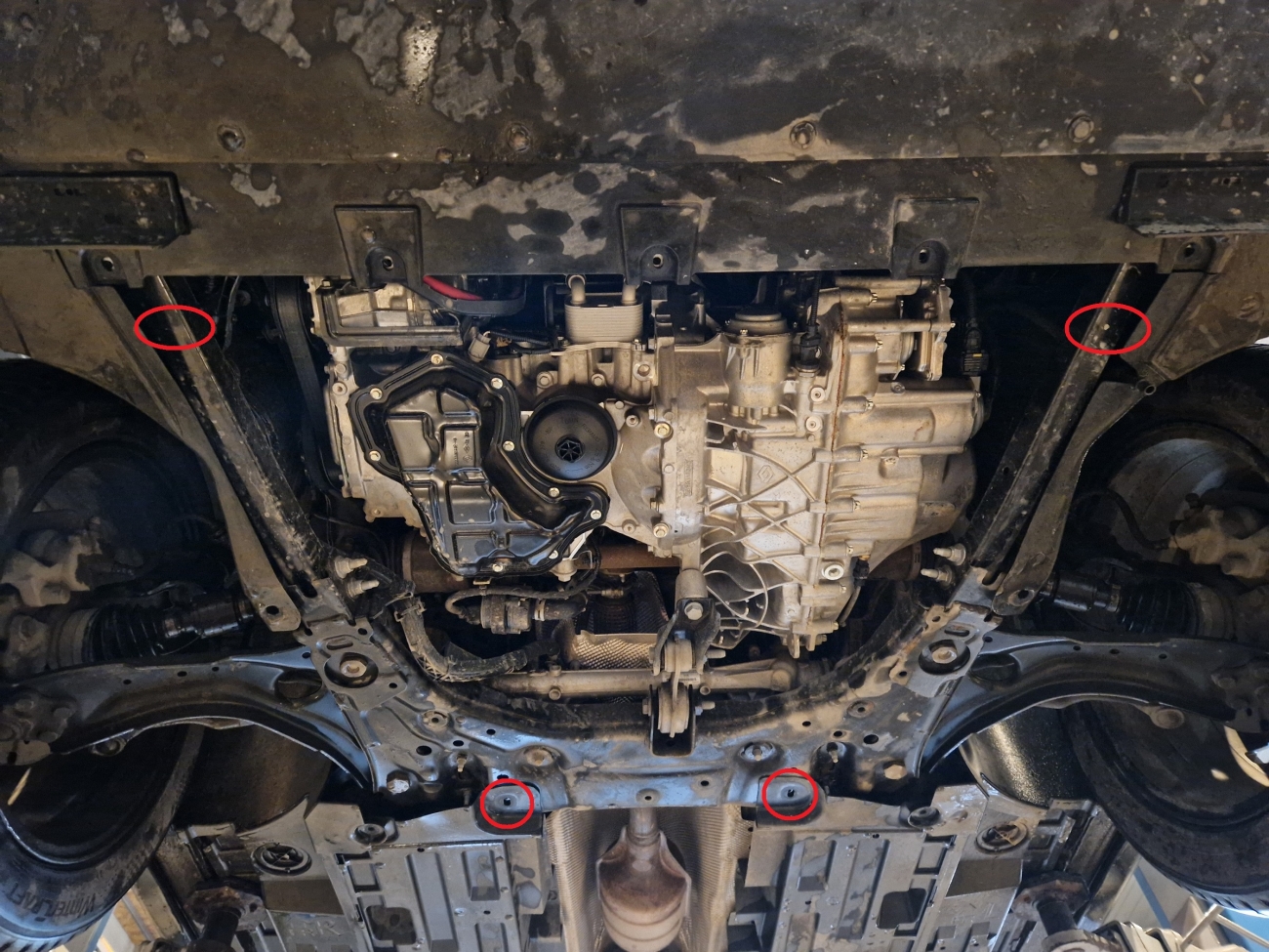 Engine skid plate Mitsubishi ASX - 3