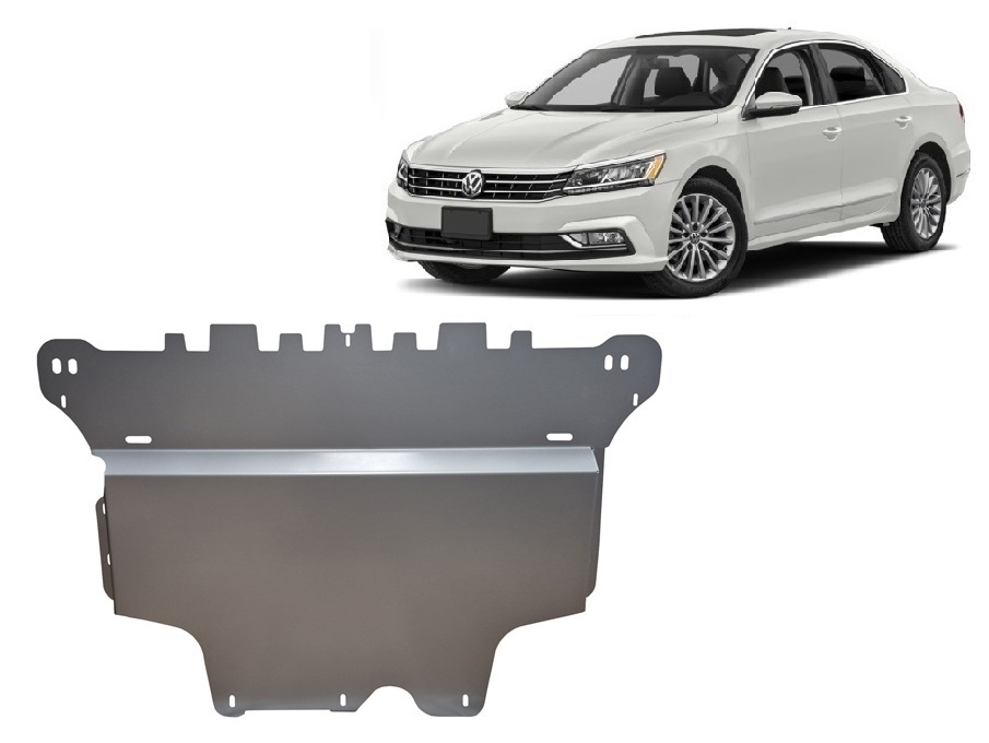Aluminum engine skid plate Volkswagen Alltrack