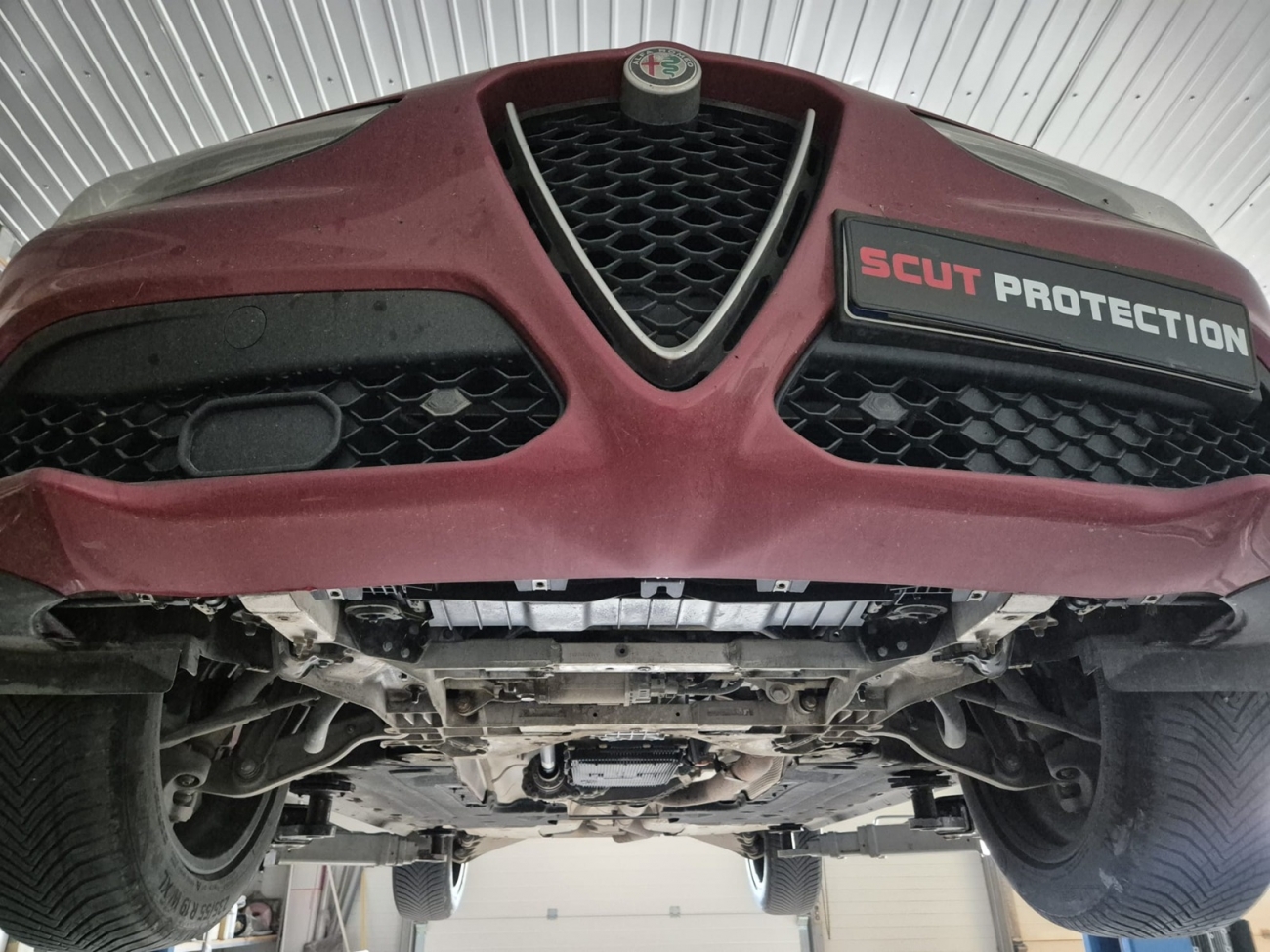 Engine skid plate Alfa Romeo Stelvio - 7