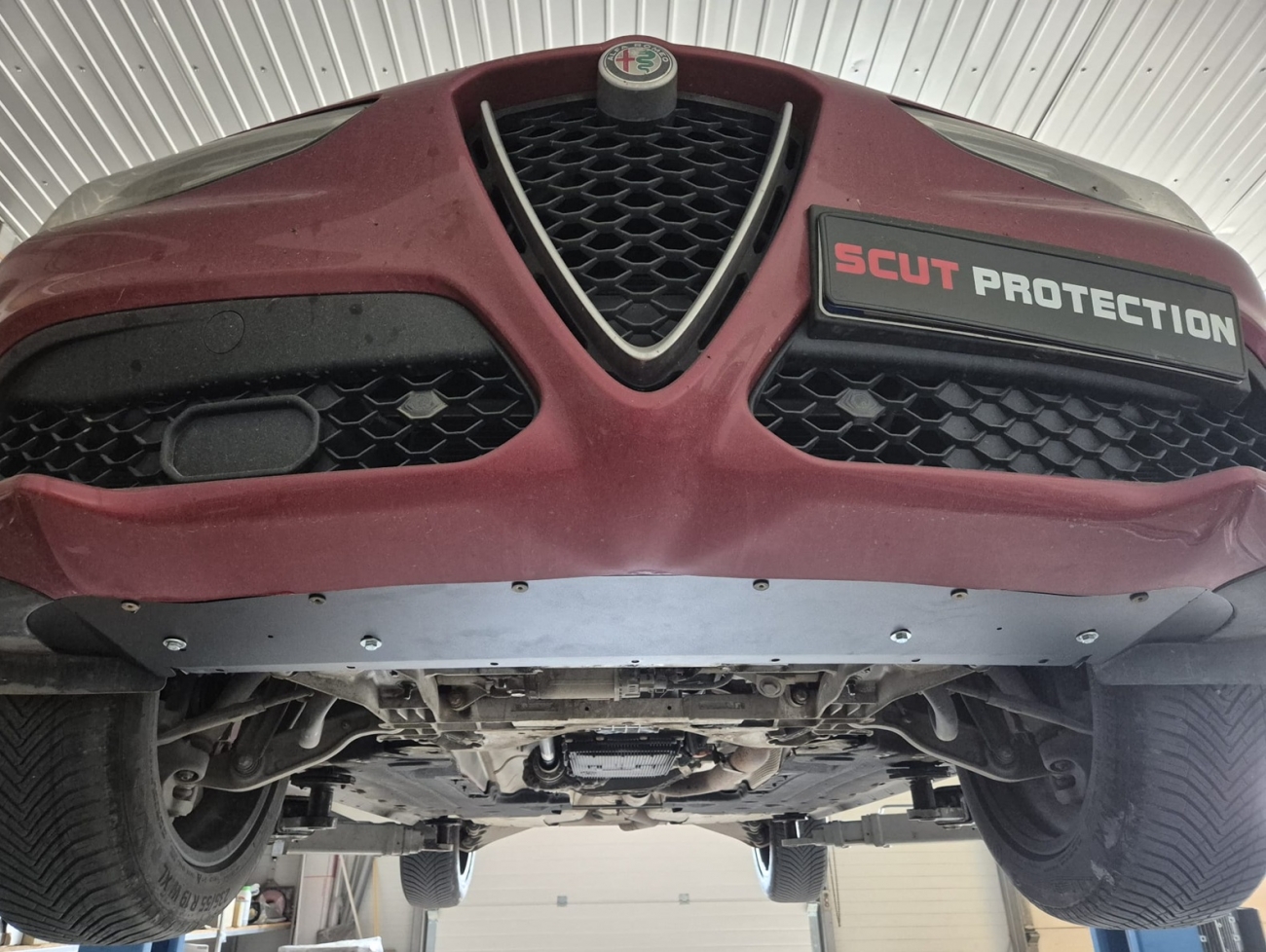 Engine skid plate Alfa Romeo Stelvio - 8