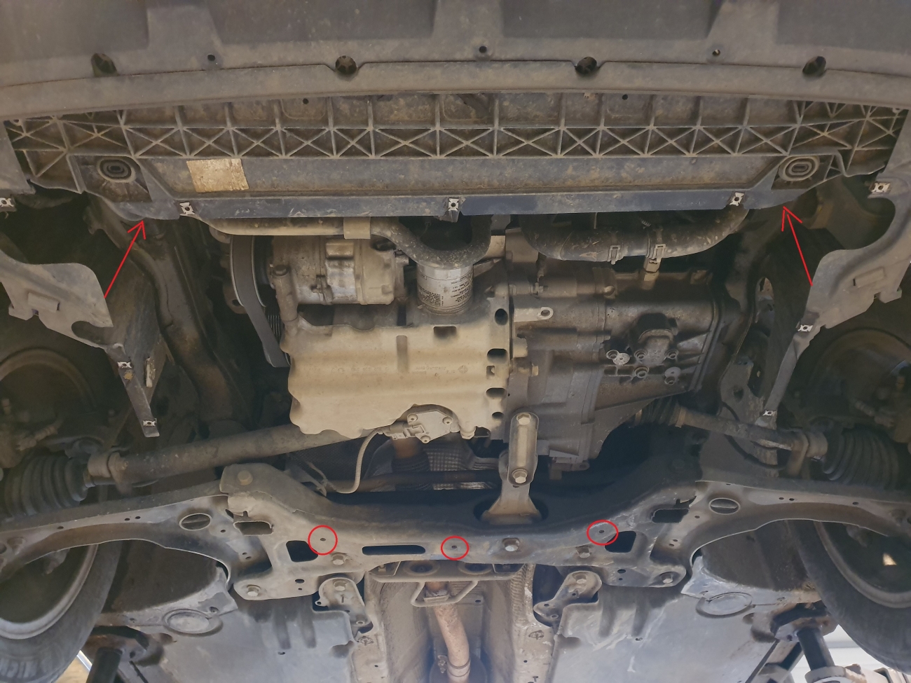 Engine skid plate Audi A1 - 3
