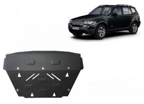 Cooler skid plate BMW X3