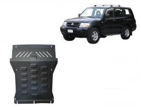Engine and cooler skid plate Mitsubishi Pajero 3 (V60, V70) Vers 2.0