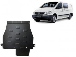 Gearbox and differential skid plate Mercedes Vito W639, 4x4 automatic