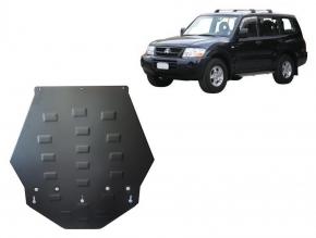 Gearbox skid plate for Mitsubishi Pajero 3 (V60, V70) Vers. 2.0